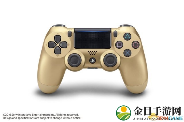 《GameStop独占黄金版PS4手柄》炫酷色彩引人注目