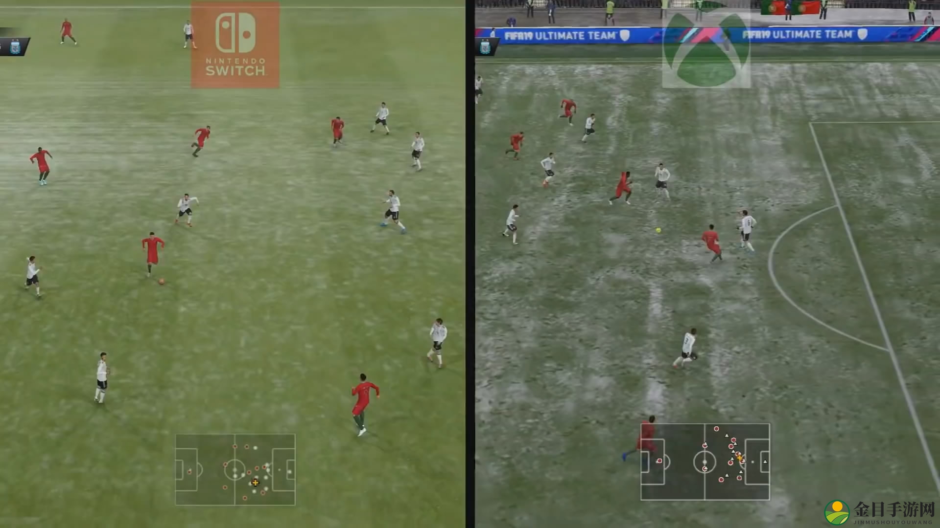 《FIFA 19》XboxOne与Switch版画面对比 谁更强大?
