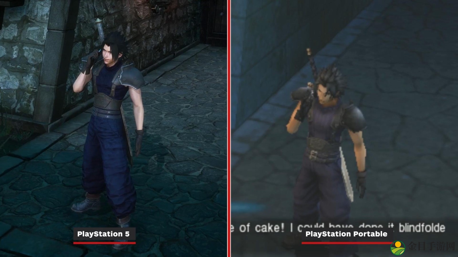《最终幻想7：核心危机 再融合》PS5版与原版对比 画面提升