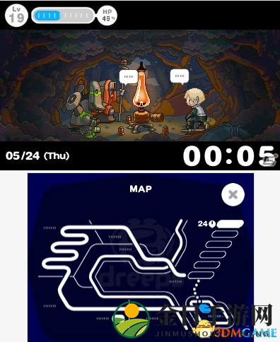 创意放置类RPG名作《dreeps》6.27日登3DS平台