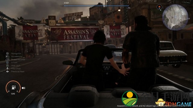 王子信仰之跃 《FF15》联动《刺客信条》新DLC图