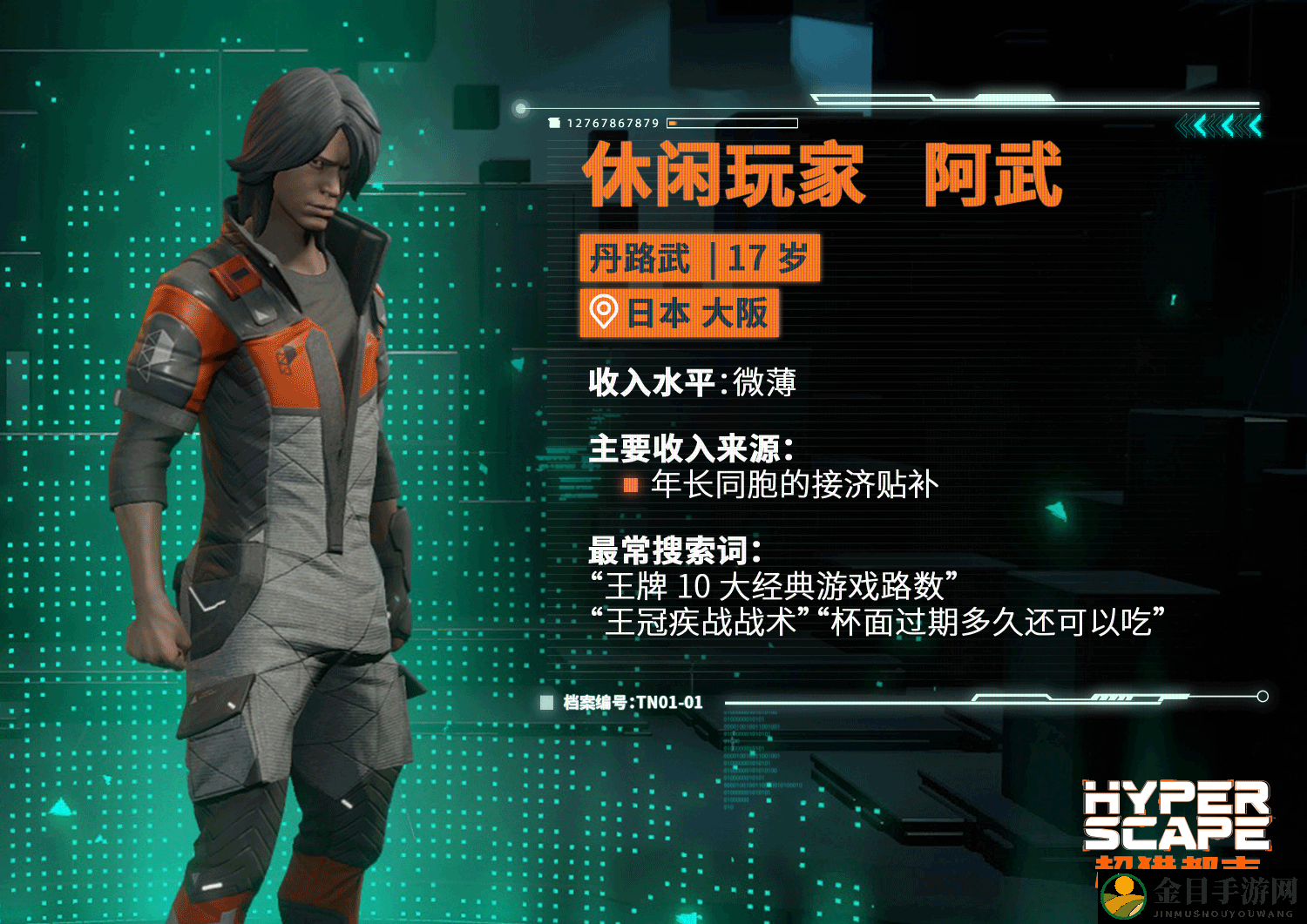 《超猎都市》阿武角色背景介绍