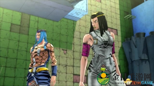 《JOJO奇妙冒险：天堂之眼》中病娇大姐与屌爷同台亮相