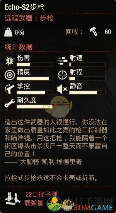《腐烂国度2》EchoS2步枪属性分享
